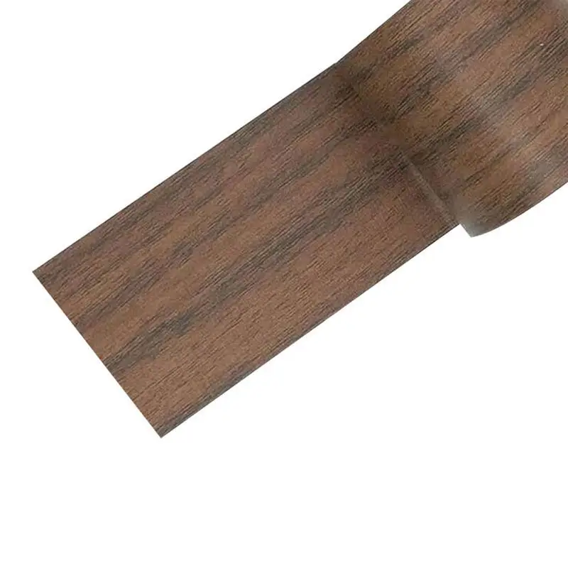 1PC Self-adhesive Wood Grain Waist Line Wallpaper Waterproof Wall Border Baseboard Stickers Decals Home Decor Decal