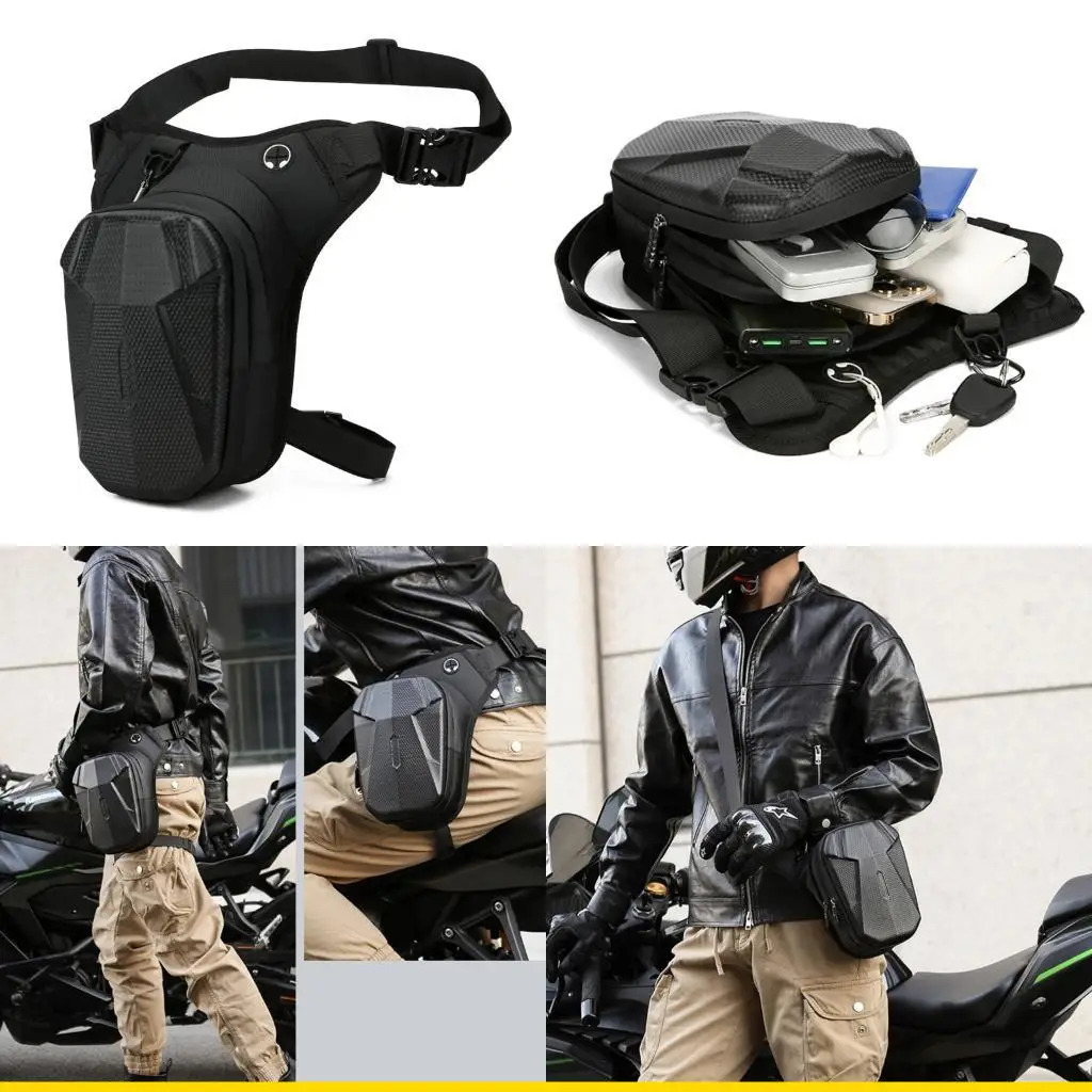 

SZCH Motorcycle Waist Drop Leg Bag Multifunction Fanny Pack Hip Thigh Bag