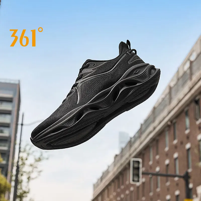 

361 Degrees Men's Running Sports Shoes Casual Breathable Mesh Lightweight Soft Elastic Rebound Jogging Sneakers Male 672432225