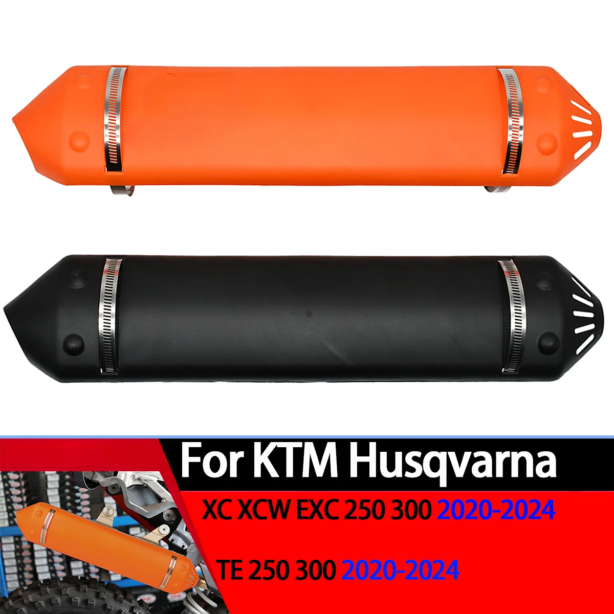

Motorcycle Heat Shield Exhaust Protective Cover For KTM EXC XC XC-W TE 250 300 CC TPI 2020 2021 2022 2023 Enduro Dirt Pit Bike