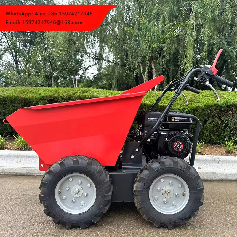 Transport Vehicle Electric Dumper Tricycle Wheel Barrow Mini Dumper Earth-moving Machinery Loader