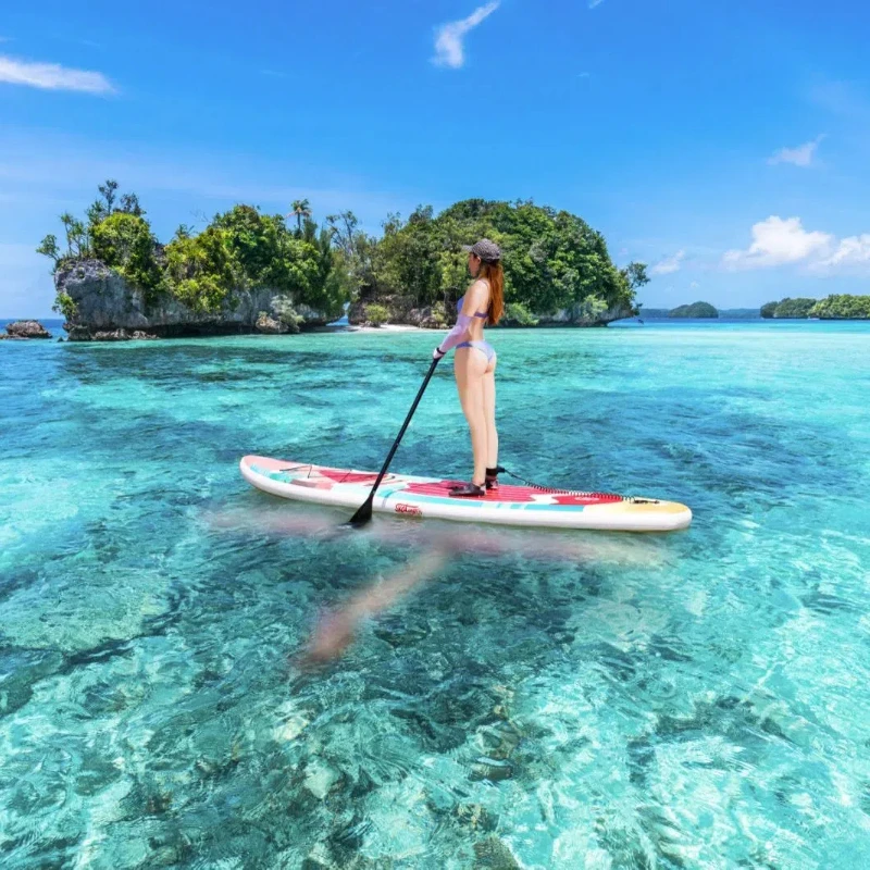 Skatinger رائجة البيع نفخ سوب مجداف وقوف Padel Surv مجلس ملحق مجداف ل Paddleboarding Padel تصفح