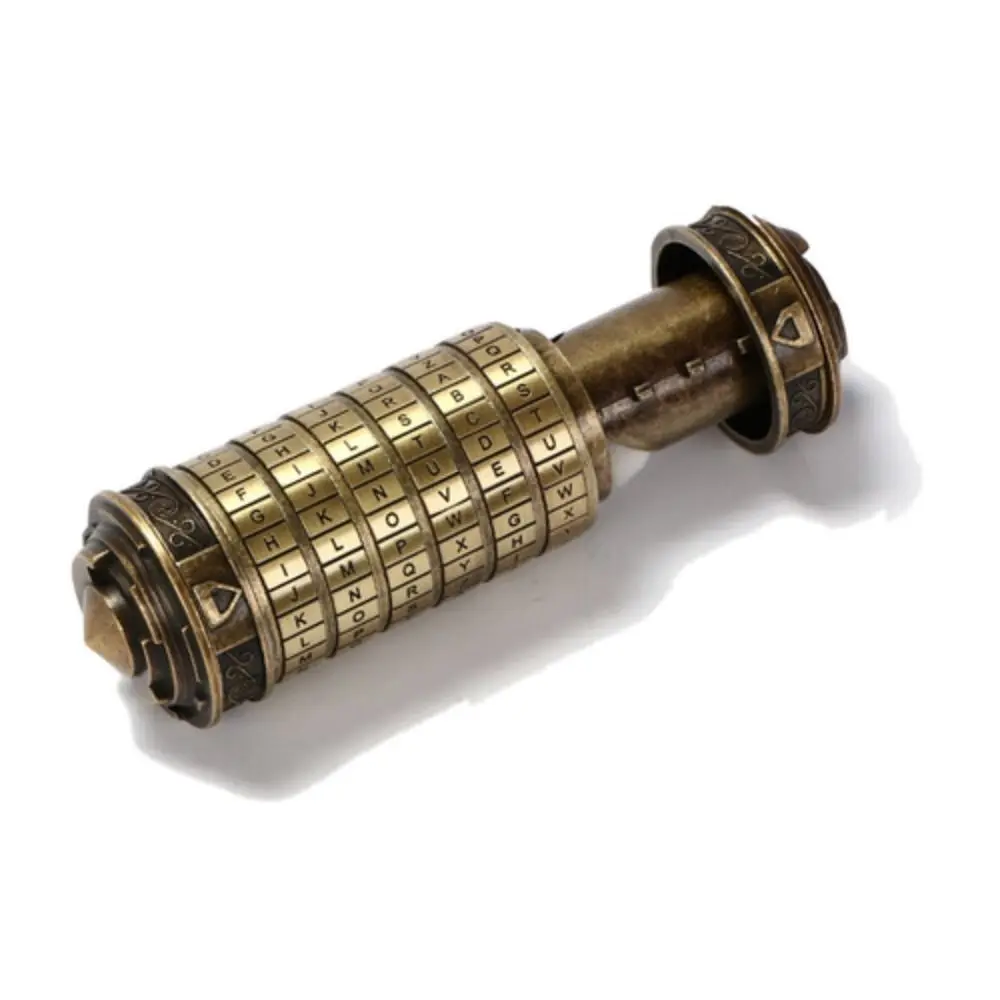

Exquisitely Crafted Cipher Puzzle Lock Tube Smooth Surface Solid Durable Creative Puzzle Lock Unique Structural Design