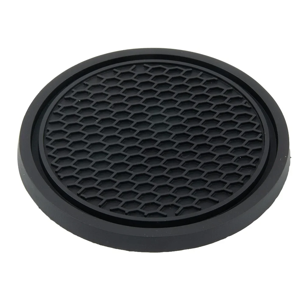 

4pcs Universal Car Cup Holder Mat Water Cup Slot Non-Slip Mat Silica Pad Coaster Car Gadget Car Interior Accessories Car Styling