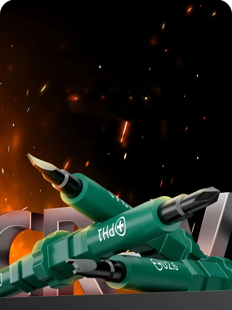 JUSTINLAU 18-in-1 Elektriker-Schraubendreher-Set mit Phillips- und Schlitzbits, stark magnetischen Spitzen und hochfesten Reparatur-Handwerkzeugen – Detail 6