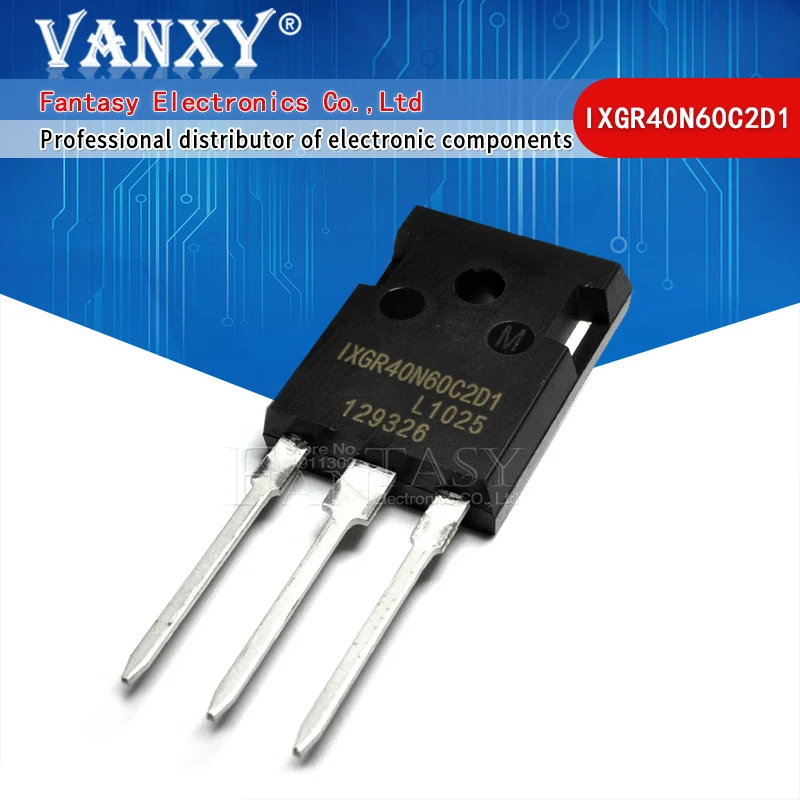 

5pcs IXGR40N60C2D1 TO-247 40N60C2D1 TO247 IXGR40N60 TO-3P 40N60 IXGR48N60C3D1 IXGR48N60