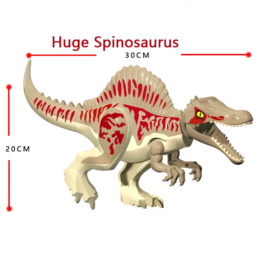 Dinosaurio Jurásico chino DIY Spinosaurus Quetzalcoatlus Air Mission bloque de construcción juguete educativo para niños regalos
