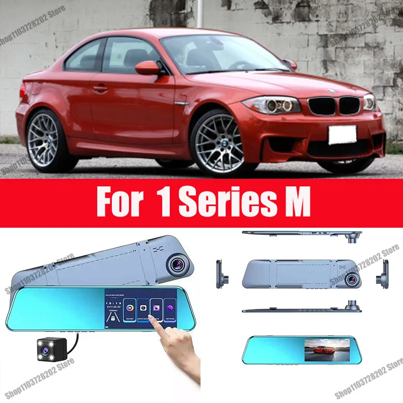 

For BMW 1 Series M Mirror Camera for Car Touch Screen Video Recorder Rearview mirror Dash Cam Front and Rear Camera Mirror DVR