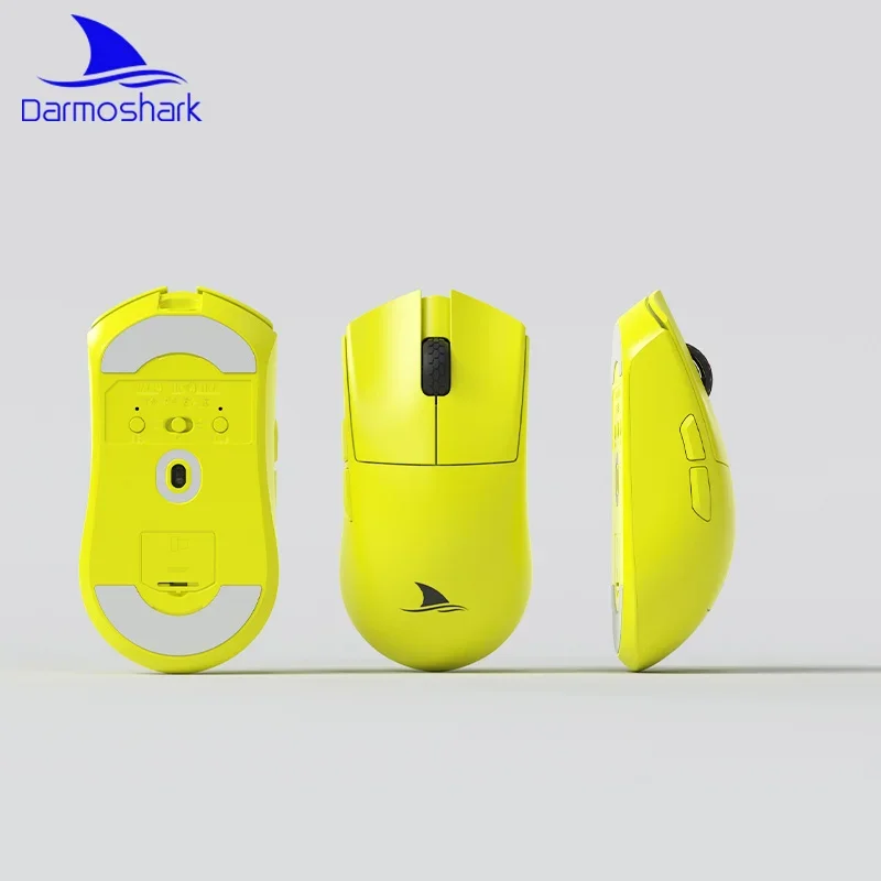 Darmoshark M3S Mini 2KHz E-sports Gaming Mouse Wireless Bluetooth 26000DPI PAW3395 Macro Drive Mice For Laptop PC Christmas Gift