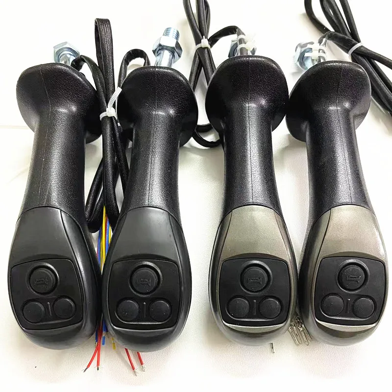 Wheel Excavator Parts Doosan 300LC 380LC 420LC 700LC Modified Log Clamp Log Grabber 3 Button Joystick Handle Glue