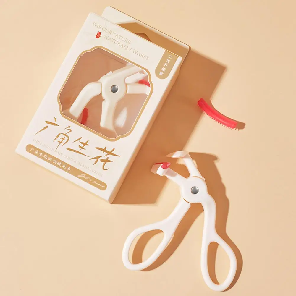 1pcs Eyelash Curler Comb Shaped Silicone Design Helps Beauty Tool Lash And Long-lasting Curler Natural Curl Eyelashes 3d Se O2f0