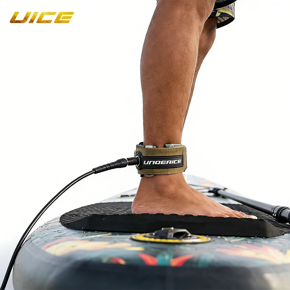 

UICE Surfboard Leash Sup Board Straight Rope 6-9FT Watersports Surf Leash Surfing Accessories for Longboard and Paddle Boards