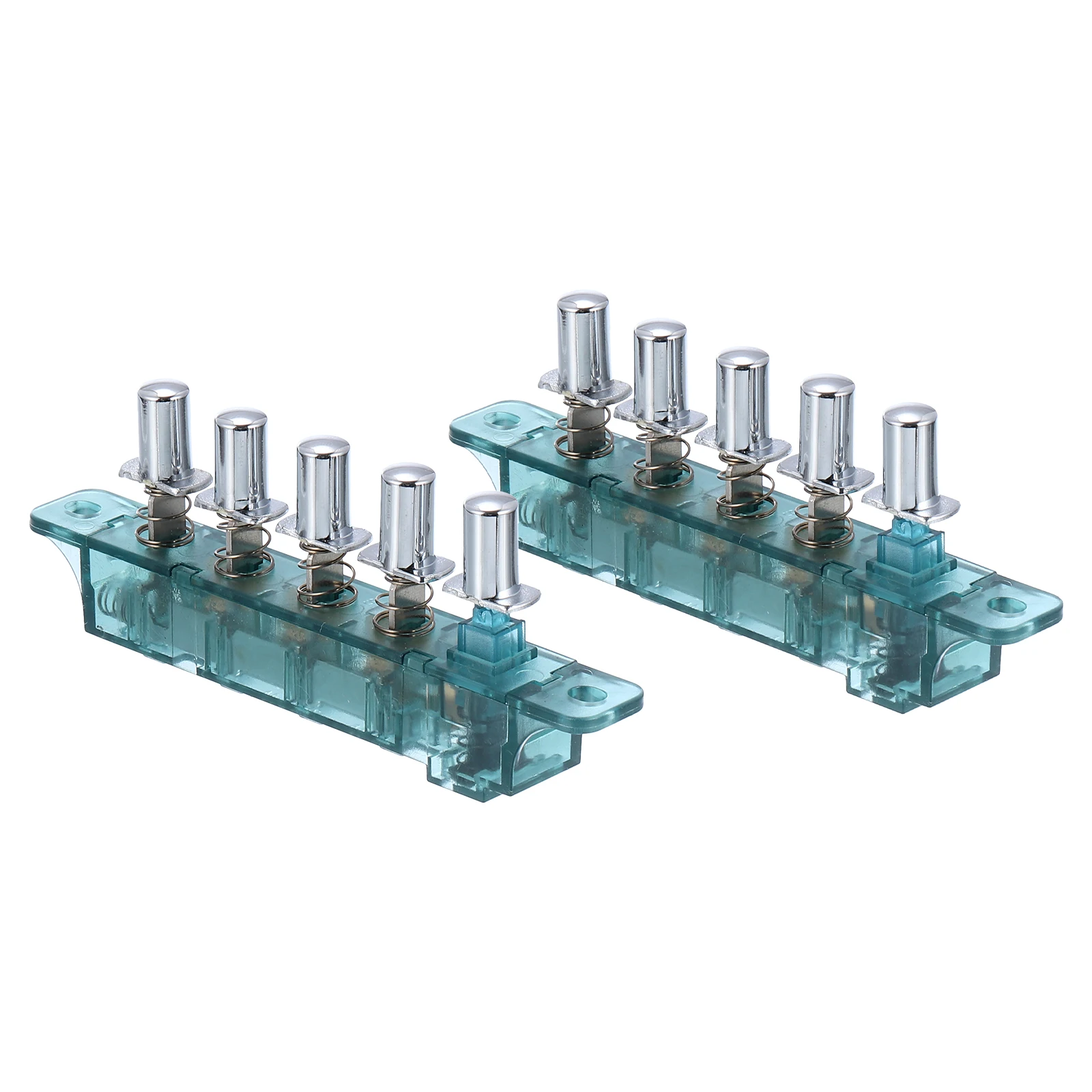 2/4Pcs Range Hood Keyboard Switch MQ205 / MQ165 AC 250V 4A 5 Push Button Piano Type Key Board Switches for Range Hood Blue