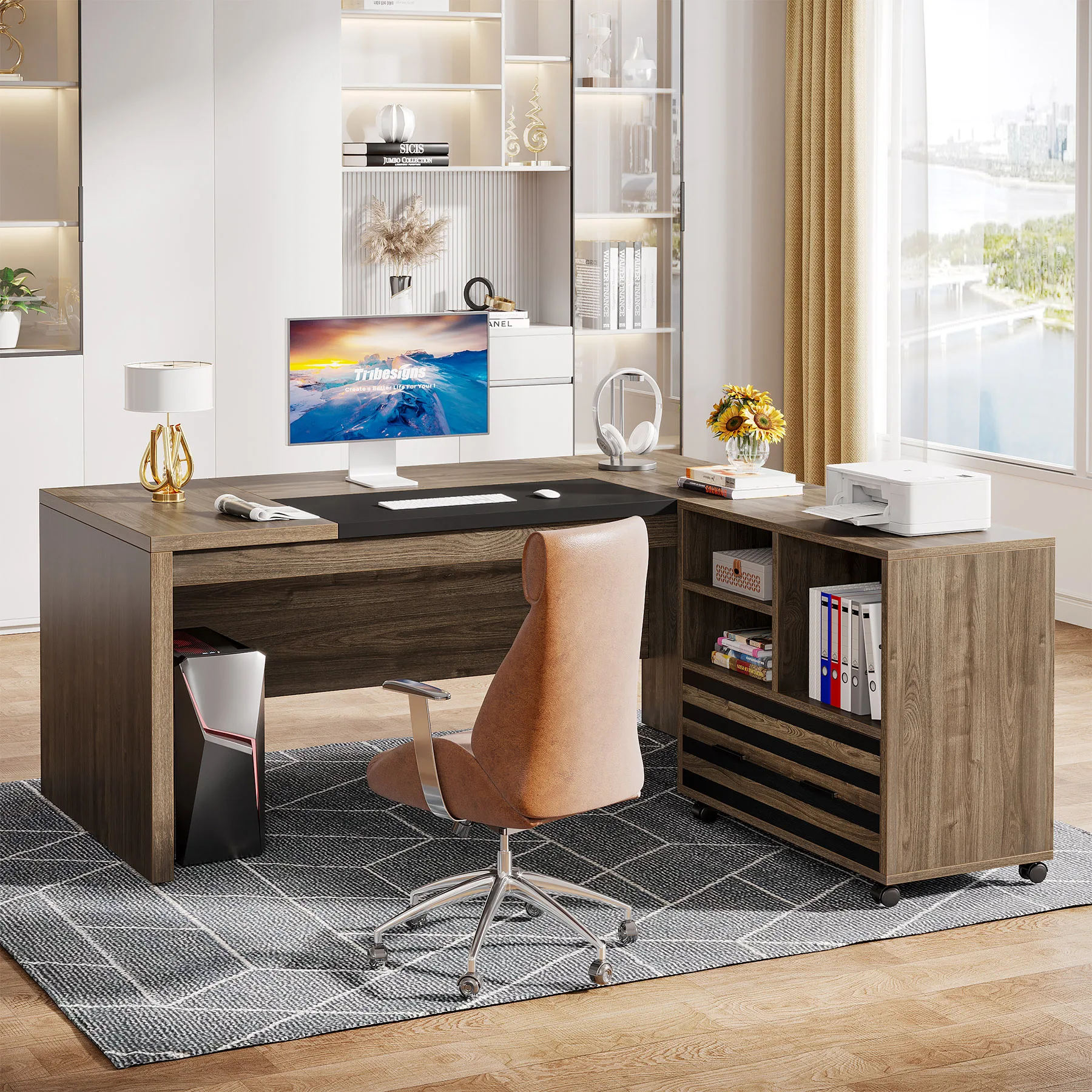 

we-Factory Direct Sale Office Computer Desk Executive Wooden Office Desk Executive Elegant Design Desk Table#