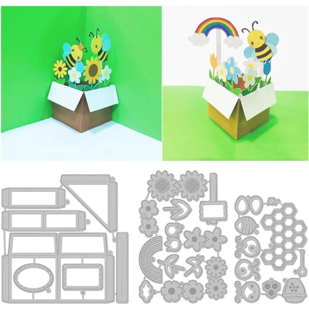 

Dies for Card Making Sunflower Carbon Steel Embossing Stencils Template for Decorative Embossing Paper Card DIY Scrapbooking