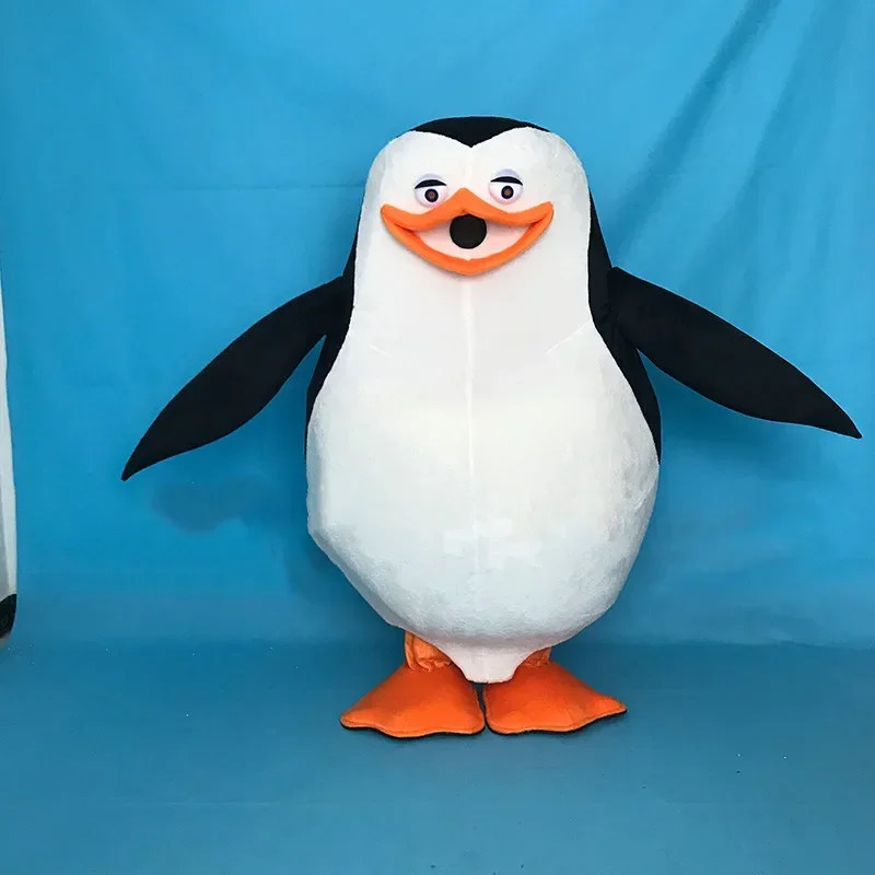 Christmas The Penguins Of Madagascar Penguin Mascot Costume Halloween Cosplay Fancy Dress Animal Cartoon Mascot Costumes Adult