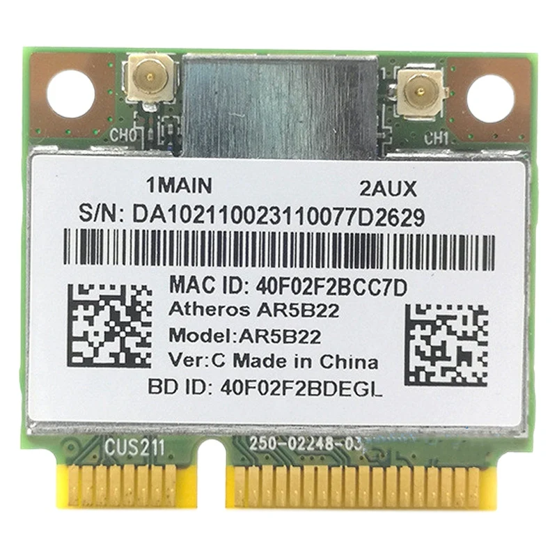 

ABQR AR5B22 Wireless Network Card, 300M 5G Dual-Band Game 4.0 Bluetooth Mini Wireless Network Card