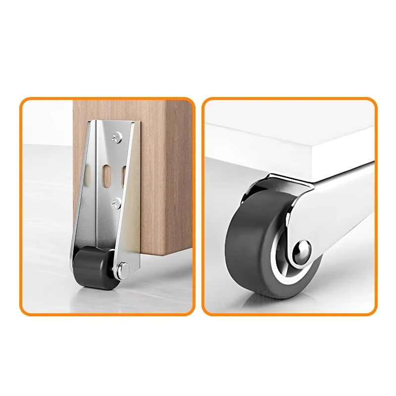 Sliding Door Track Pulley Silent Vertical Micro Furniture Moving Load-bearing Nylon Universal Support Door Droop Pulley