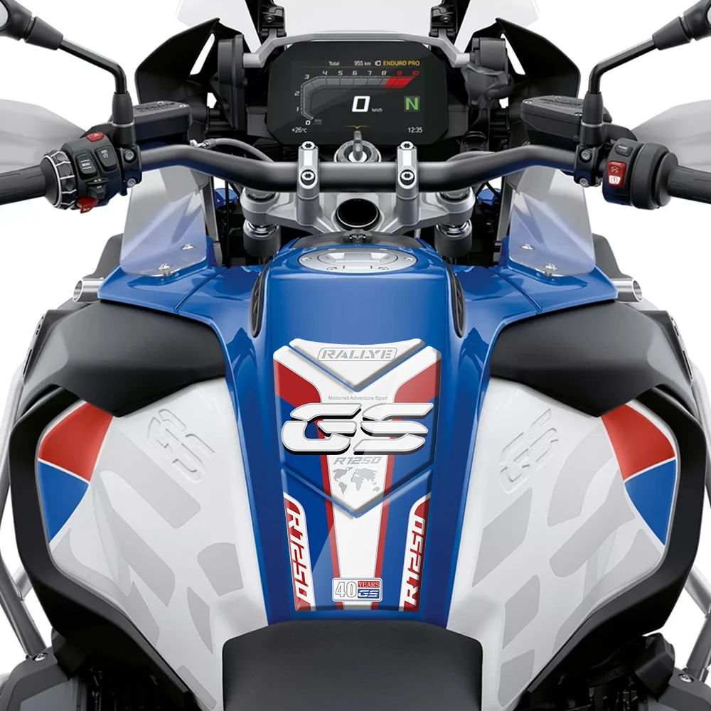 오토바이 3D 젤 탱크 패드 보호대 페인트 보호 스티커, BMW R1250GS R 1250 GS 어드벤처 2019 2020 2021 2022 2023 2024