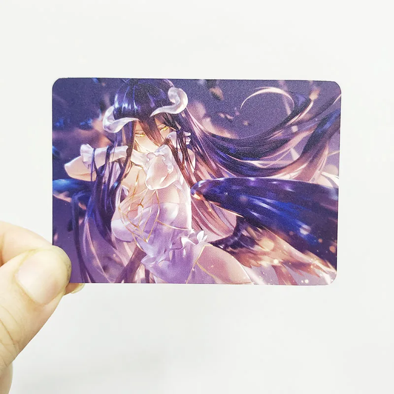 Diy Self Made 63X88Mm Goddess Story Overload Albedo Gold Card Kawaii Collection Card Animation Peripheral Cards Gift Toy