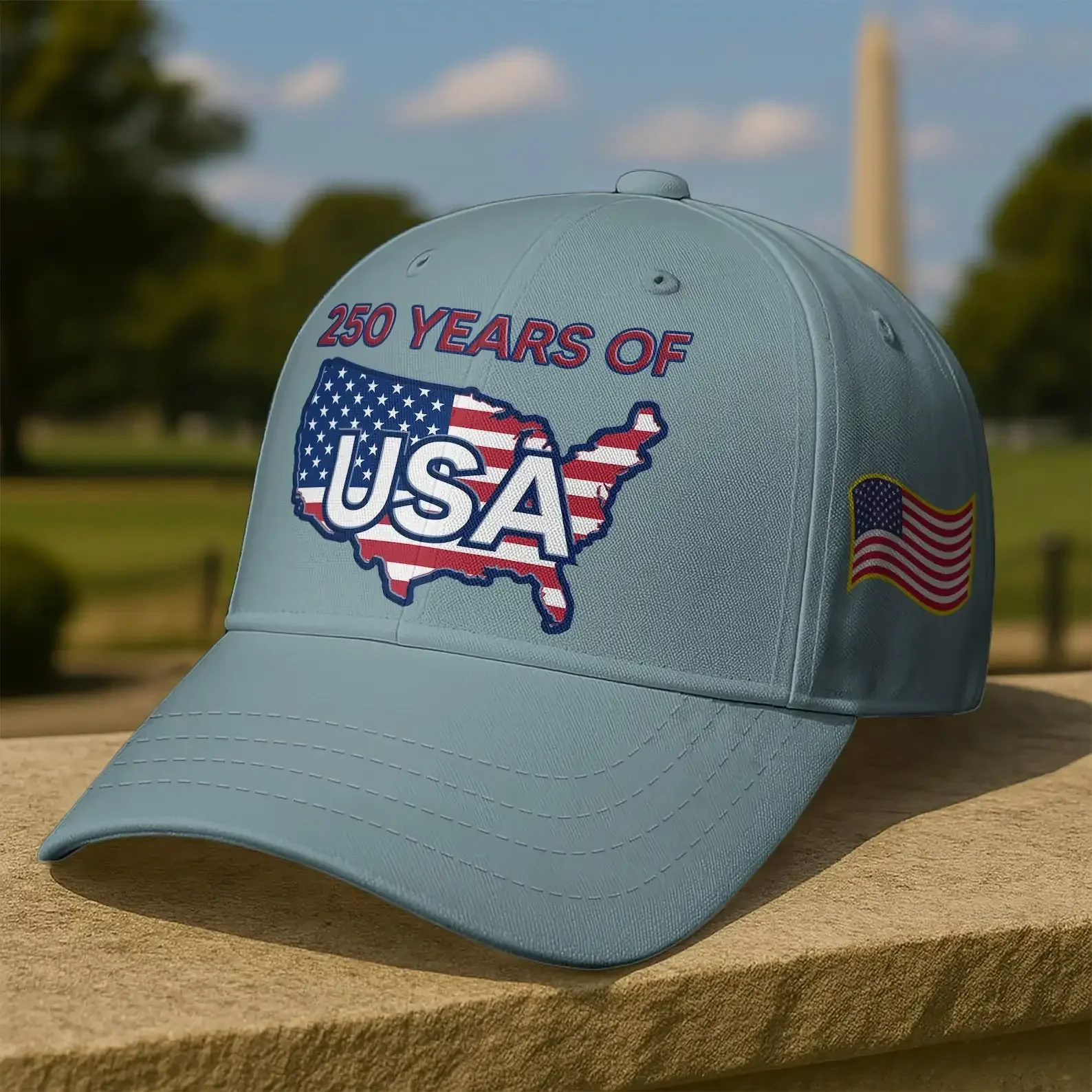 Customization 250 Years Of USA Baseball Cap, Independence Day Hat, 1776–2026 Cap For Men & Women, Patriotic Gift,Hat