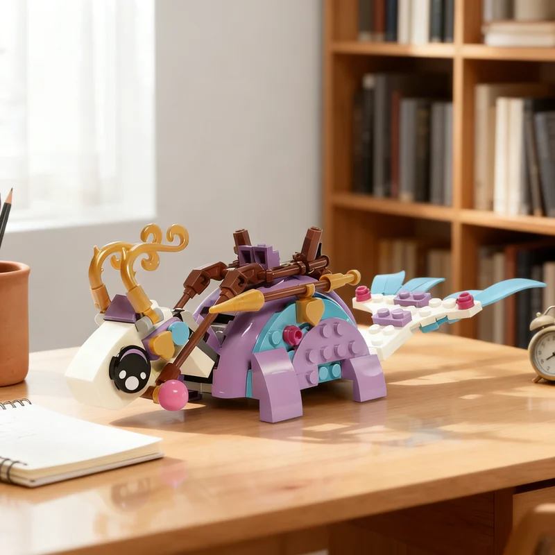 

126pcs MOC Dreamzzz Izzie S Lake Dragon Model Building Blocks Construction DIY Assemble Idea Toys Christmas Gifts Education