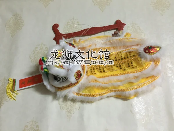 Line Lion Dance Lion Foshan Pull Line Puppet Wake Lion Ornaments Children\'s New Year Spring Festival Gift Toy Building Blocks