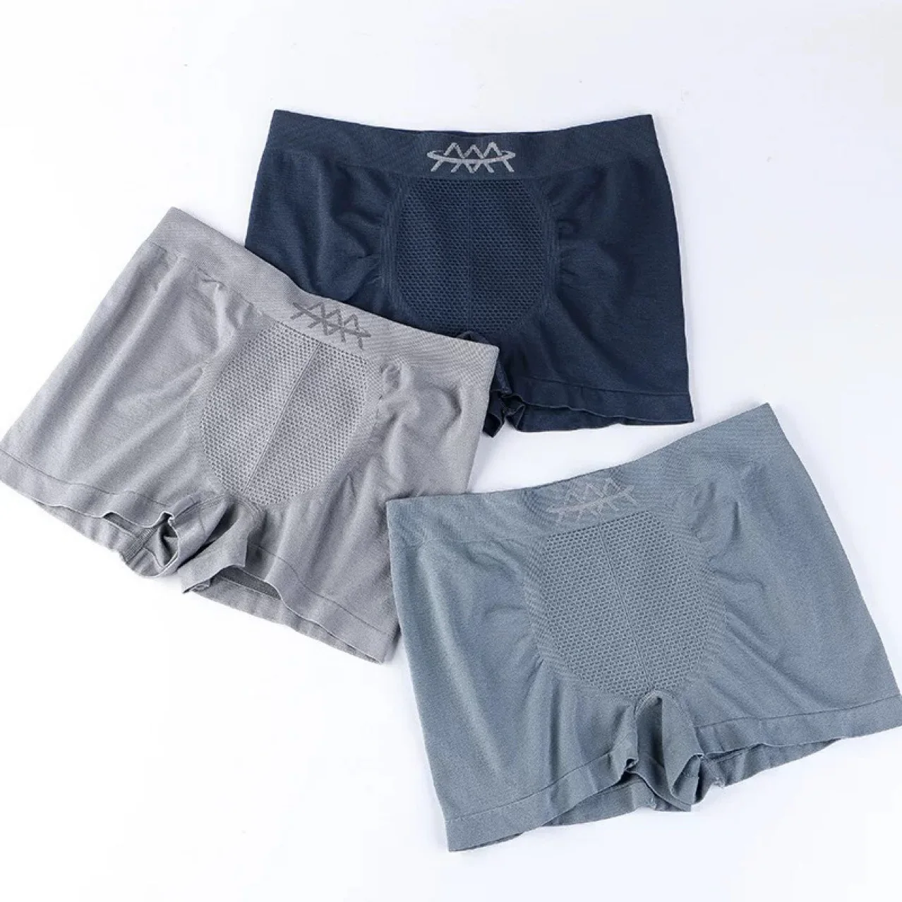 3A Vogels Nest Honingraat Heren Ondergoed Penties Elasticiteit Boxers Mannen Ademende Kofferbak Boxershorts Man Solid Shorts Mannelijke Slipje