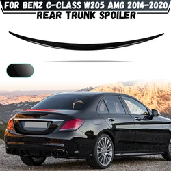 For Mercedes Benz C-class W205 C200 C260 C300 C43 C63 2014-2020 Rear Trunk Lid Car Spoiler Wings Tuning Accessories Part