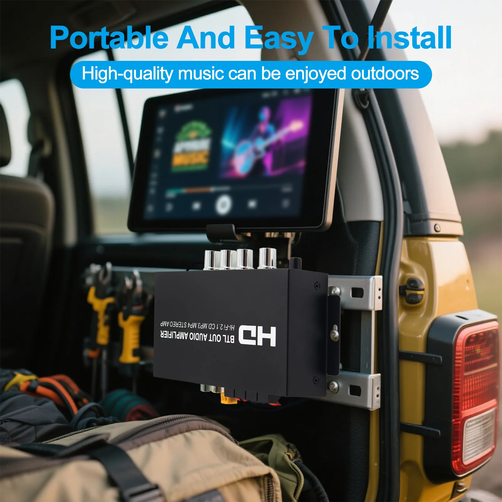 HDMI الصوت مكبر كهربائي 80Wx2 مضخم الصوت مكبر للصوت 2.1 قناة ستيريو باس الصوت باس سيارة السلطة أمبير مشغل وسائط صغير