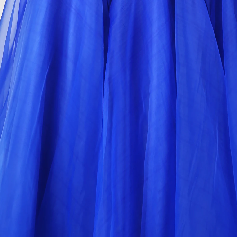 فستان الفالس المتدرج 2026 فستان جديد عالي الجودة لقاعة الرقص الملكي للسيدات فستان أداء أزرق مخصص فستان أداء نسائي