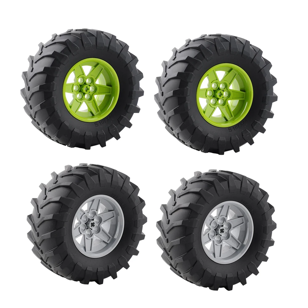 

Car Wheels Tires 8882 8878 MOC 4WD RC Car Chassis Electric Set Drive Climbing Cars Off-Road Technical Compatible with legoeds