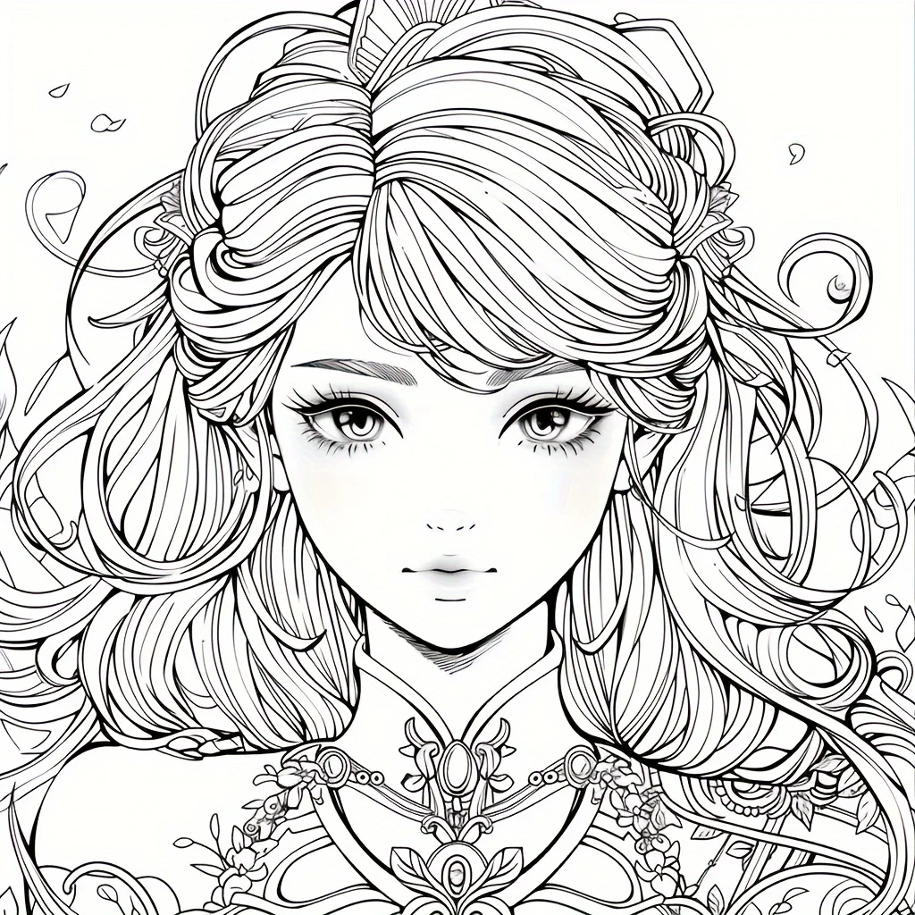 1pc Artistry Fantasy Coloring Coloring Book for Soothing Stress | Stress Reduction Colouring Book for Stress Relief &Gifting