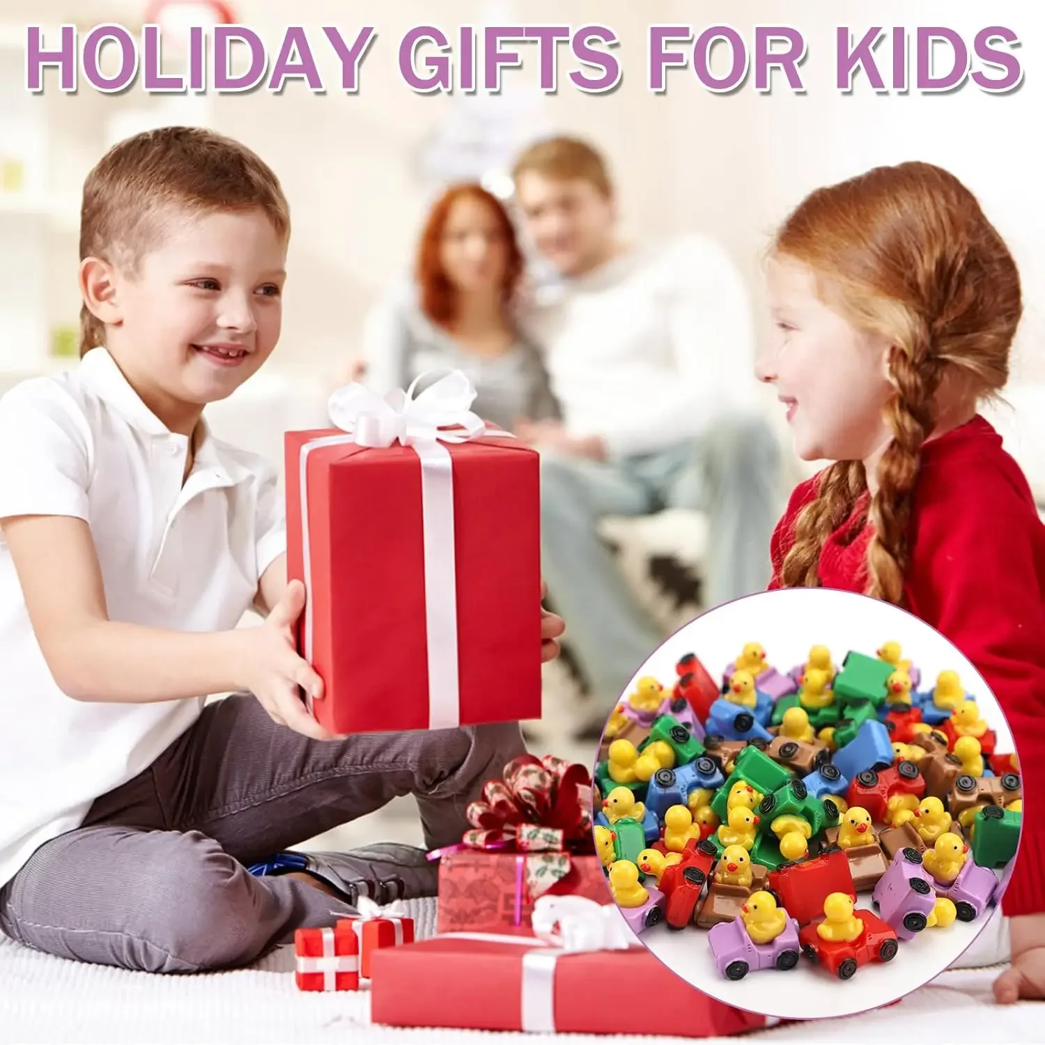 10/20/50 قطعة البط الراتنج الصغير في تماثيل السيارات ، المنمنمات الحيوانات الجنية اللطيفة ، المشهد الصغير لتقوم بها بنفسك لوازم الديكور المنزلي الحرفية #4