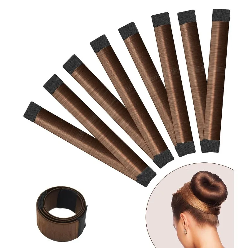 Magic Hair Bun Maker Bud Hair Band Twist Hairstyle Tool Synthetic Donut Headband Women Hair Additions