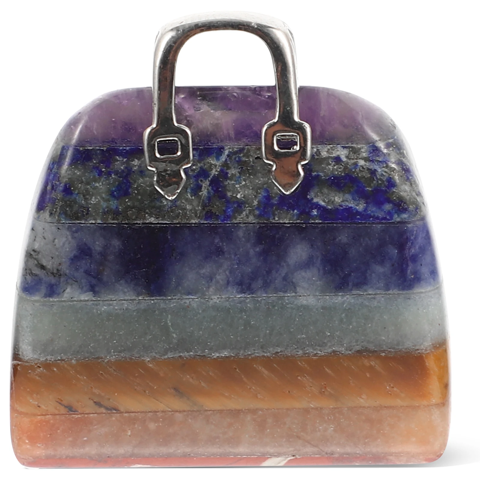 

Crystal Chakra Decor Shaped nament Desktop Figurine Meditation Craft Home Party Tote Bag Statue Crystal Design Energy