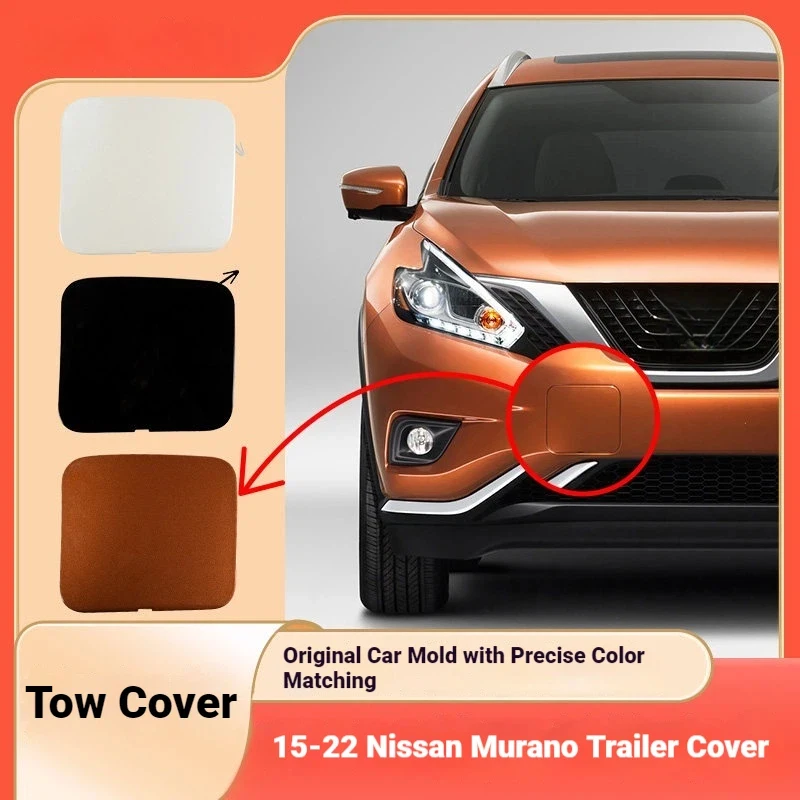 Suitable for 15-22 Nissan Loulan Trailer Cover, Front and Rear Bar Trailer Hole Cover, Trailer Hook Traction Cover, Plug Cover