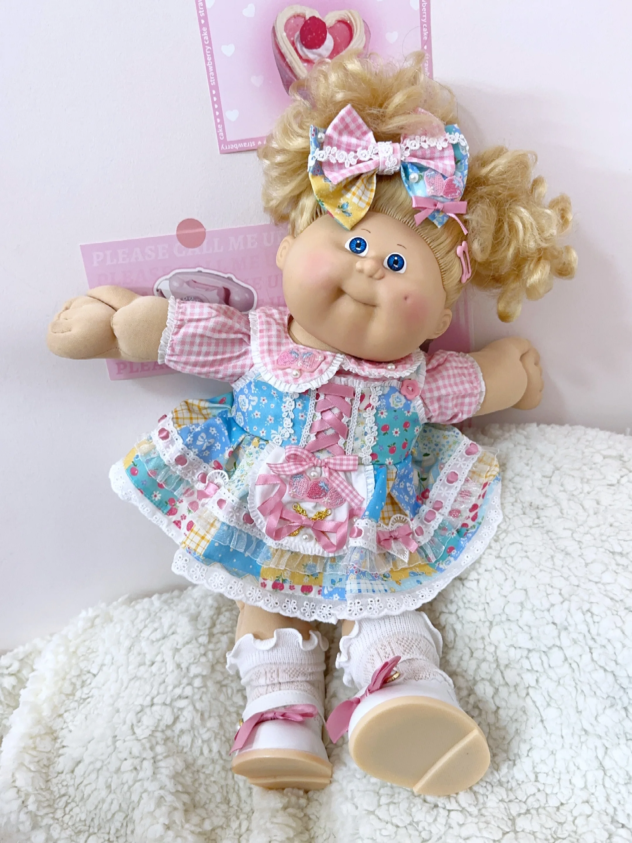 Cabbage patch dolls clothes handmade Accessories plush toy dress stuffed plaything Soothing toys   girl's gift for birthday