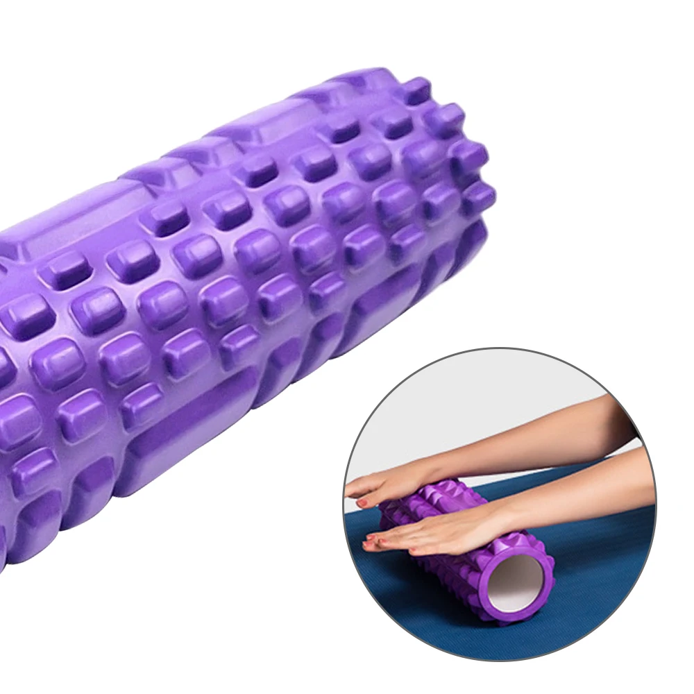 26*8CM Soft Fitness Yoga Column Foam Roller Yoga Cube Foam Roller Back Muscle Body Relax Exercise Neck Massager