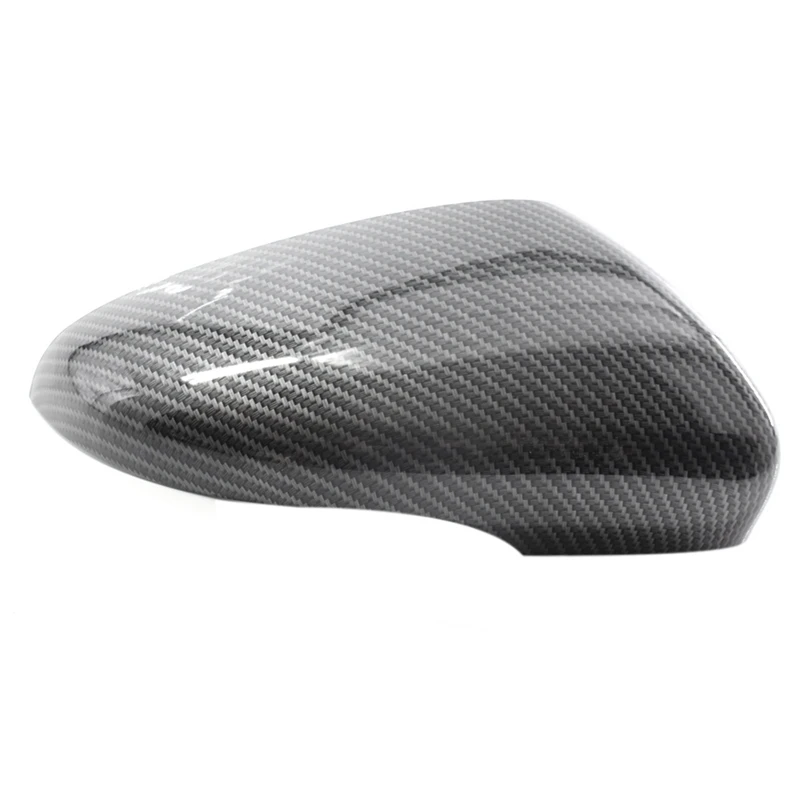 

3X Side Mirror Covers Caps(Carbon Look)Replacement Carbon Mirror Caps For Golf 6 Jetta Mk6 Gtd R20 Exterior Mirror