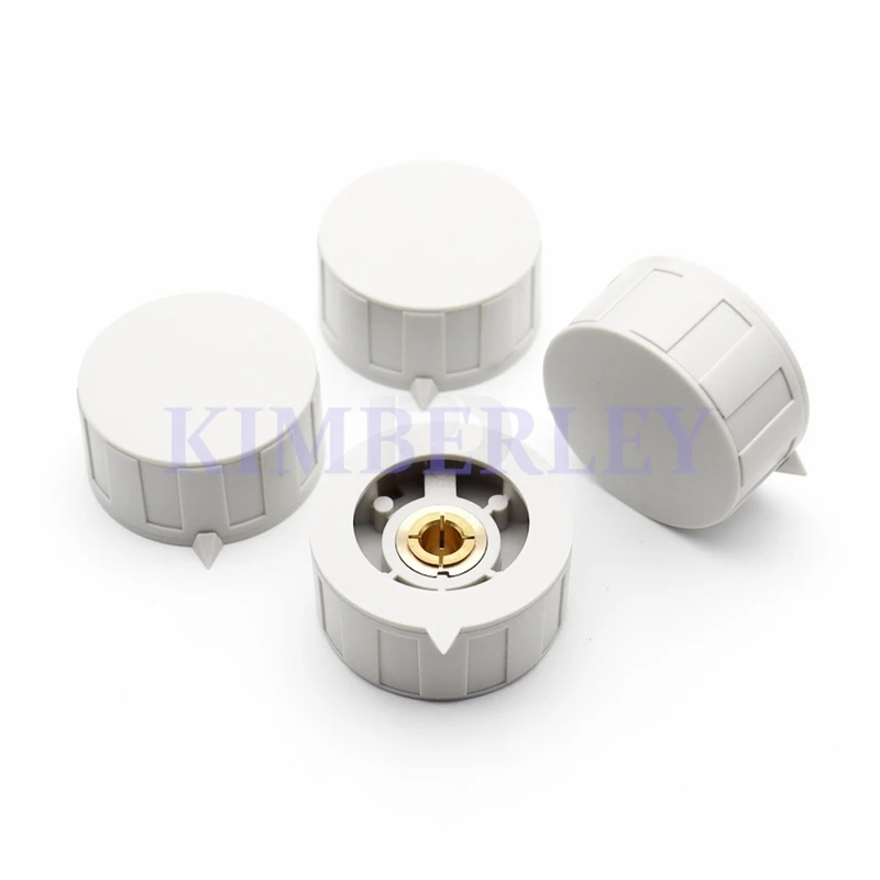 2PCS 39 X 19 Plastic Knob Cap Circular Shaft Potentiometer Code Switch Knob Cap Electronic Instrument Equipment Switch Cap