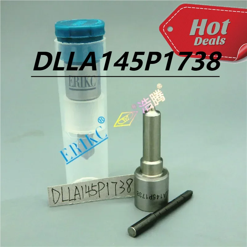 

ERIKC Common Rail Nozzle DLLA145P1738 Repair Kits Nozzle DLLA 145P 1738 OEM 0433 172 062 for Bosch Fuel Injector 0445110321