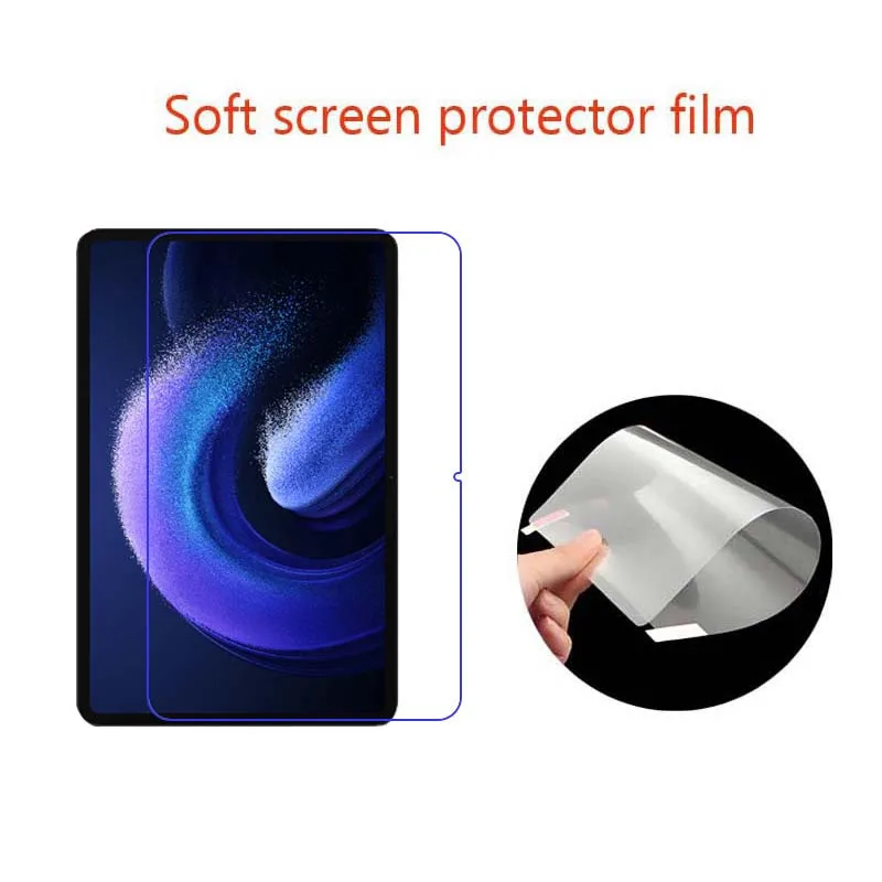 Matte Anti-Glare/ Clear HD Soft PET Screen Protector Protective Guard Film For Xiaomi Pad 6/ Pad 6 pro 11inch , 3pcs