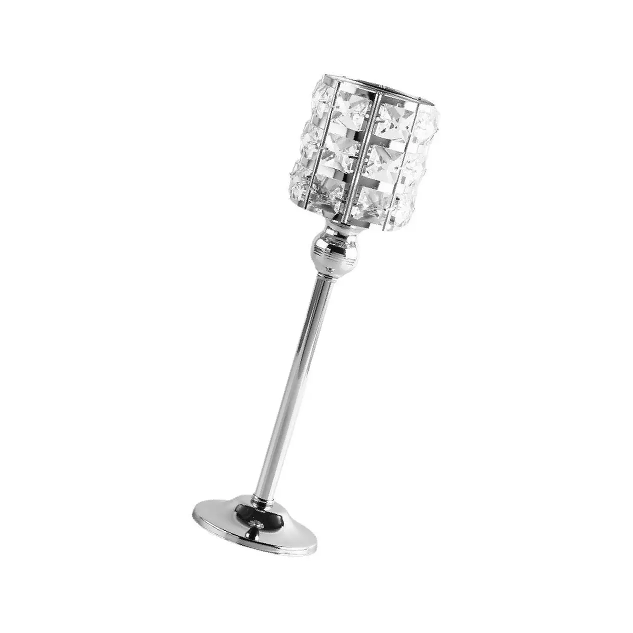 

Crystal Candle Holder Candelabra Party Centerpiece Candlestick Home Decor S Gold