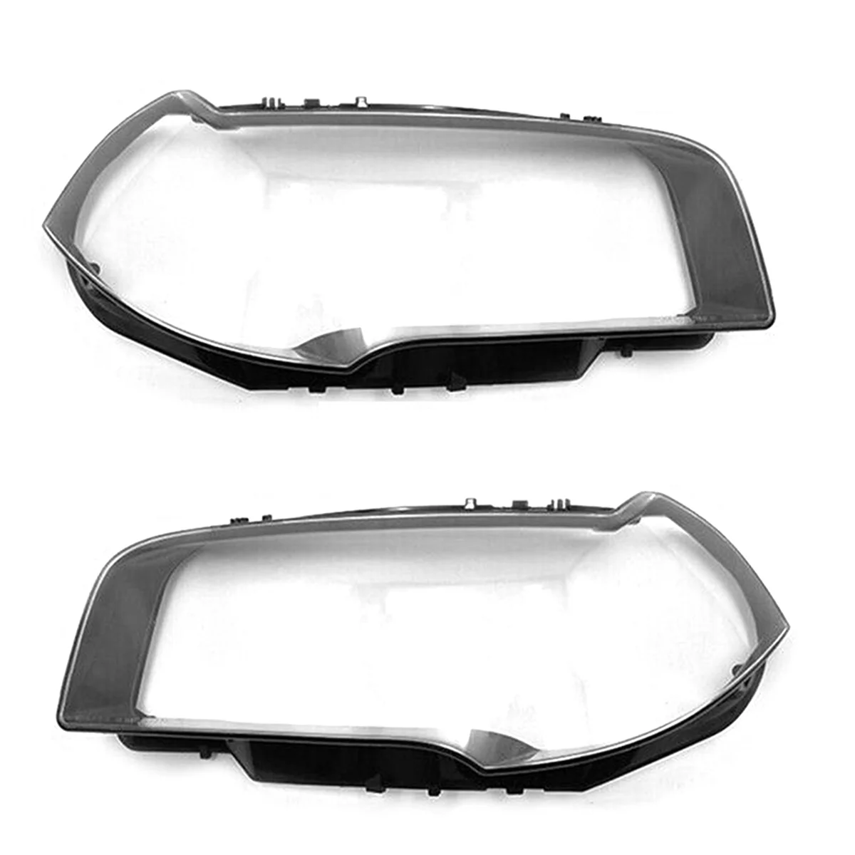 1Pair Car Front Headlight Lens Shell Lampshade for X3 E83 2006-2010 Light Lamp Transparent Cover Housings