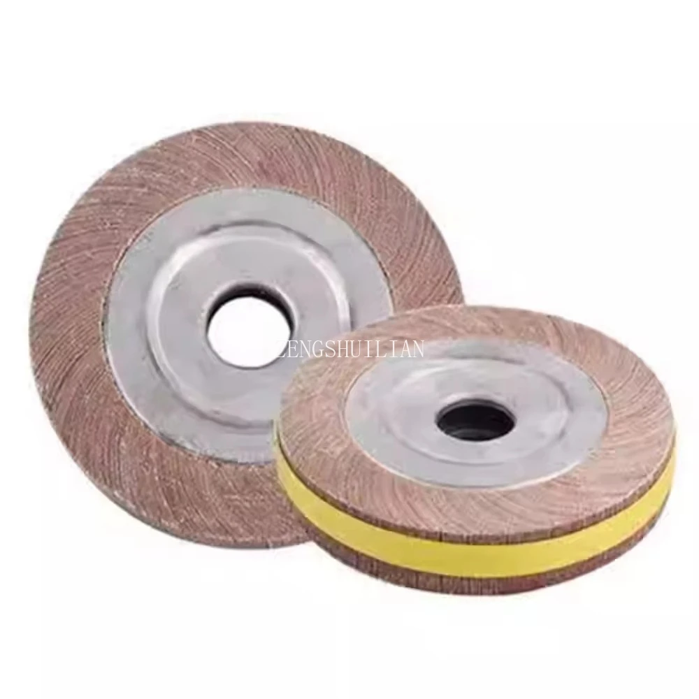 Lançamento de mil impulsores de 4 polegadas, roda de pano abrasivo, disco de moagem de roda de lixa de mandril de roda de mil páginas