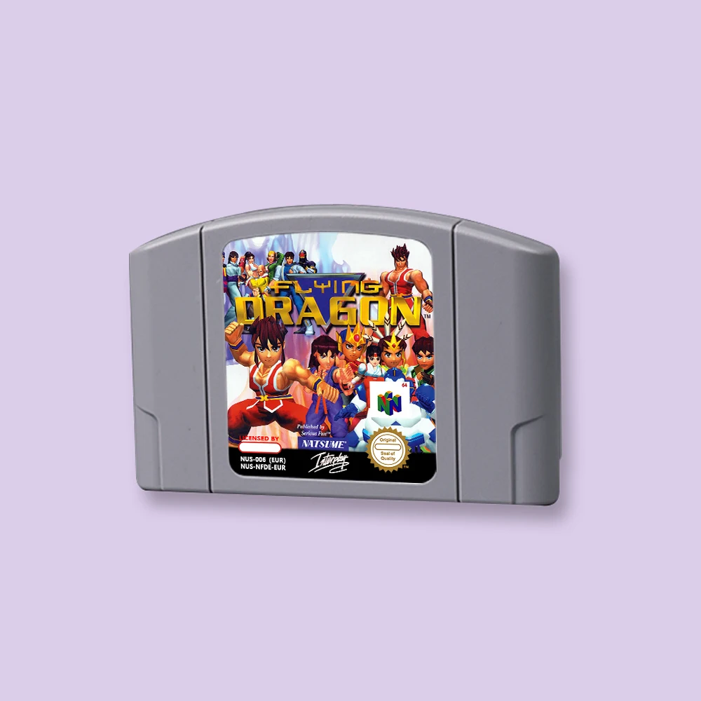 

for Flying Dragon 64bit game card for EUR PAL version N64 video game console English language