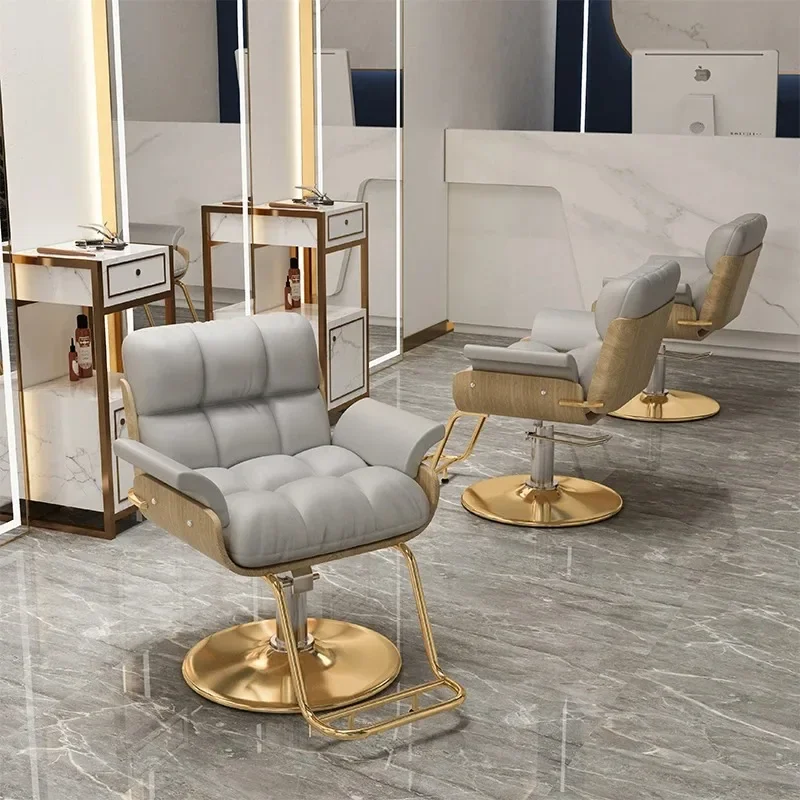 

Professional Ergonomic Salon Chair Luxury Classic Commercial Modern Chair Accessories Swivel Sillon Peluqueria Salon Furniture