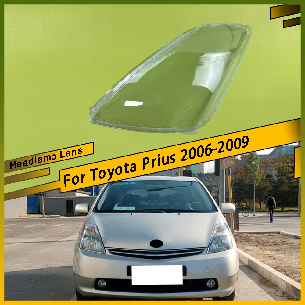 

For Toyota Prius 2006 - 2009 Car Transparent Lampshade Head Light Lamp Cover Glasses Lamp Shade Headlight Shell Cover Lens Parts
