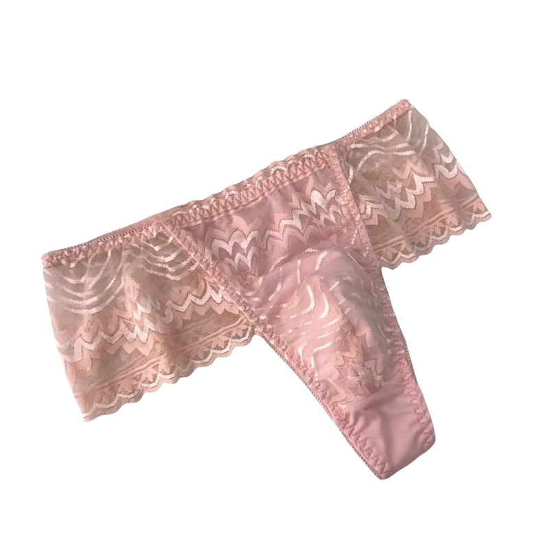 

Man's Elastic Brief Lace BF Gifts Live Show Dance Costumes Private FKK Party LGBQT